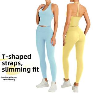 Nuevo Sujetador Deportivo <span class=keywords><strong>de</strong></span> <span class=keywords><strong>Yoga</strong></span> para Mujer con Relleno, Sin Espalda, Ajuste Delgado, Top <span class=keywords><strong>de</strong></span> Entrenamiento, Estilo Moderno, Cómodo y Transpirable para Gimnasio y Actividades Deportivas - Product Image 3