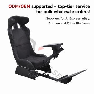 GY045 bantal sejuk mendukung ODM OEM Sim Race Seat mobil gerak penuh mengemudi balap Simulator kokpit untuk Logitech G25,G27 - Product Image 4