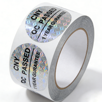 Etiquetas Adhesivas de Vinilo Holográfico Personalizadas, Resistentes al Agua, Brillantes, de Alta Adhesión, con Forma Personalizada y Logotipo Personalizado