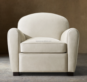 Fauteuil club en cuir <span class=keywords><strong>Garrick</strong></span> de style français, design OEM Sassanid - Product Image 1