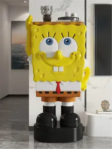 โมเดลเรซิ่นสพันจ์บ็อบ รุ่นถือได้ ของขวัญสำหรับตกแต่งห้องนั่งเล่น โซฟา ตู้วางทีวี - Product Image 3