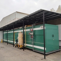 Station d'épuration des eaux usées MBR 1000 m³/jour avec contrôle PLC pour le traitement des eaux usées de blanchisserie industrielle en Arabie Saoudite