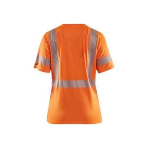 BLAKLADER - 333610135300XXL Women's <b>Hi</b>-<b>Vis</b> T-shirt <b>Orange</b> - EAN 7330509539736 <b>HI</b>-<b>VIS</b> WORKWEAR - Product Image 2