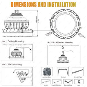 Lumière LED antidéflagrante en alliage d'aluminium IP66 Nema 4X 100W 5600k à économie d'énergie à haut rendement avec garantie de <span class=keywords><strong>5</strong></span> ans - Product Image 4