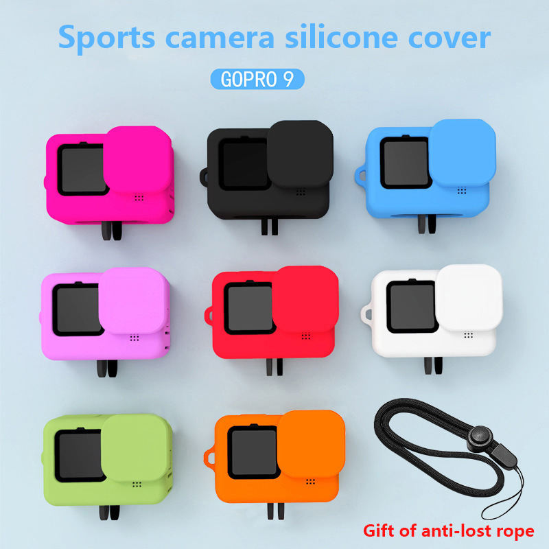 For Gopros Hero 9 10 11 12 Camera Accessories Silicone Sleeve for Camera Enclosure Protective case Vlog case Anti Accessories