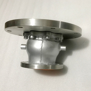 Válvula de descarga aislada Autonomy de acero inoxidable 304 con revestimiento de PTFE, válvula de retención unidireccional con bridas para alimentación de medios corrosivos - Product Image 1