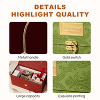 Boîte cadeau en papier de luxe avec logo personnalisé et ruban, boîtes d'emballage en papier de luxe pour cadeaux, revêtement UV, laminage mat, gaufrage