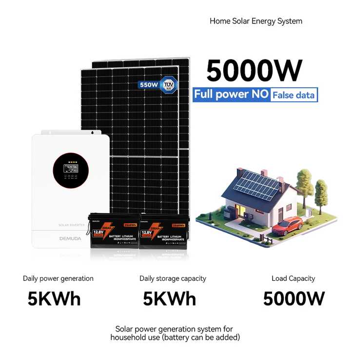 10kva 5KW 10KW off Grid Solar Power System for Homes
