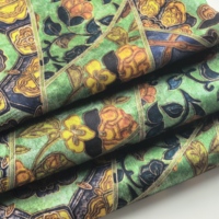 Tissu jacquard de luxe tissé 100% polyester de haute qualité avec impression numérique pour robe de mode