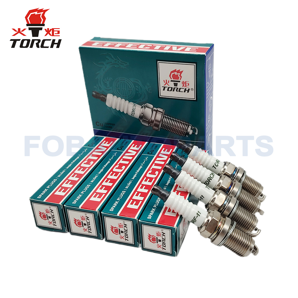 TORCH K6RF-11 Spark Plug Replace for NGK BKR6E-11 for Bosch FR8DCX+ Spark Plug for Champion OE039 Spark Plug for Denso K20PR-U11