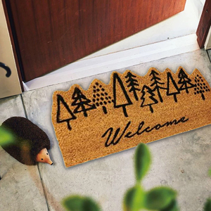 Tapis de bienvenue de maison scandinave personnalisé coureurs de décoration tapis vert personnalisé tapis COIR tapis - Product Image 5