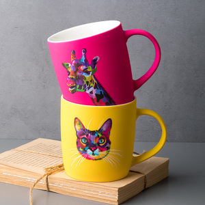 Taza de Cerámica Animal Dream Cup con Diseño de Dibujos Animados Impresos Digitalmente, Regalo para Uso General - Product Image 1