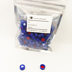 XZ Lab Supplies - Tapón de Rosca Azul para Viales de Muestra de 2 ml, Reutilizable para Uso en Laboratorio - Product Image 1