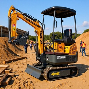 Miniexcavadora HIGHTOP de 1.5 toneladas con sistema de doble refrigeración para limpieza de terrenos en huertos e invernaderos - Product Image 1