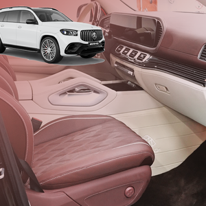 Kit de Molduras para 4 Plazas, Aplicable al AMG GLS63 (X167) 2022, Color Caoba/Beige Macchiato - Product Image 3