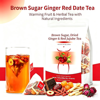 Tisane aux herbes, sucre roux, gingembre, jujube, longane, goji, rose – Sachet de mélange chaud et nourrissant – Boisson naturelle pour le bien-être féminin – Vente en gros OEM