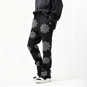 Winter <b>Mens</b> Oversized <b>Baggy</b> Cotton Sweatpants <b>Joggers</b> Designer Streetwear Fashion Grey Trousers Pantalones by Manufacturer - Product Image 5