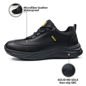 Zapatos de Seguridad Diarios para Hombre GUYISA, Parte Superior de Microfibra, Suela <span class=keywords><strong>MD</strong></span> Antideslizante y Resistente, para Uso en Todas las Estaciones - Product Image 2