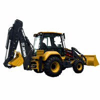 XCMG XC8-C2570 Backhoe Loader 4WD Alat Penggali Roda Kecil untuk Konstruksi Pertanian, Pipa Utilitas, dan Pekerjaan Kebun