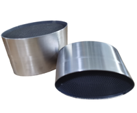 Taille personnalisée Pt Pd Rh Substrat de convertisseur catalytique en métal pour environnements d'échappement automobile