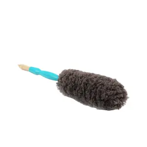 Mini Microfiber Duster Car Accessories Long Handle Dust Clean with Soft Bristle