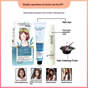 ครีมย้อม<span class=keywords><strong>ผม</strong></span>ออร์แกนิค Dr. Jiaying Hair Therapy ปราศจากแอมโมเนีย ปราศจากสารฟอกขาว ติดทนนาน 6-8 สัปดาห์ <span class=keywords><strong>สี</strong></span>น้ำเงิน ดำ ขาว คุณภาพสูงสุด - Product Image 4