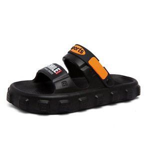 Sandalias de exterior para hombre, antideslizantes para baño, con suela gruesa y acolchada, pantuflas suaves para el hogar. - Product Image 1