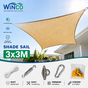 <span class=keywords><strong>Voile</strong></span> <span class=keywords><strong>d</strong></span>'<span class=keywords><strong>ombrage</strong></span> robuste, imperméable et résistante aux UV pour jardin, patio, cour, piscine, maison, Australie - Product Image 1