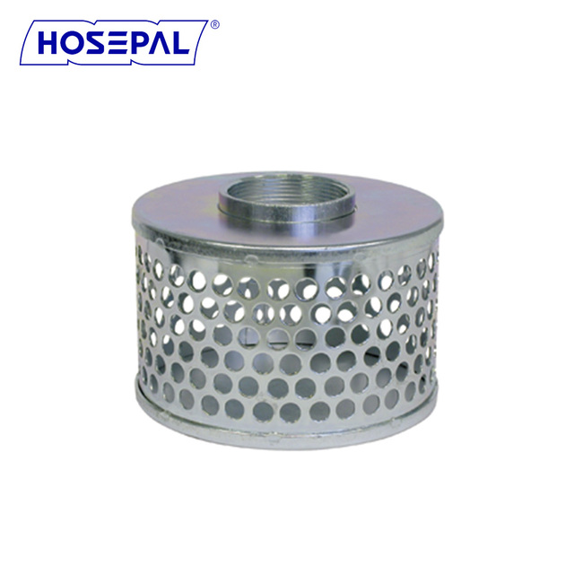 HosePal Round Hose Suction Strainer Filter NPT Thread Water Pump Accessory for Remove Debris Trash