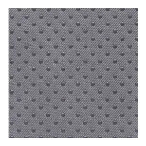 100% Polyester Non Slip Silicon Dot Anti-Slip Gaberdine Backing Fabrics