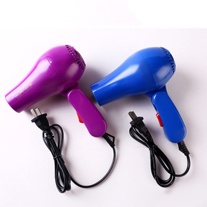 เครื่องเป่าผมแบบพับได้ขนาดเล็กมอเตอร์ดีซีสีม่วงสีน้ำเงินแบบพกพาสำหรับใช้ในหอพักที่บ้าน - Product Image 5