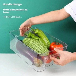 Recipientes de Armazenamento de Plástico Transparente à Prova de Vazamentos para Cozinha, Livre de BPA, Grande Capacidade, com Tampas Herméticas - Product Image 3