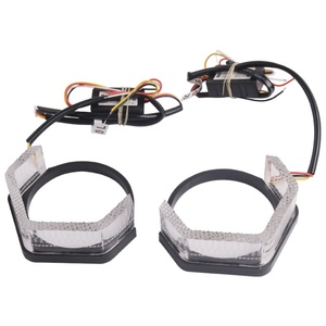 I8v High Brightness 12V Auto Lighting System New Model Car Decoration with Multi-Color Led Angel Eyes - Product Image 4