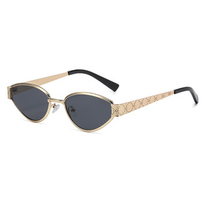 Metal Cat-Eye <b>Sunglasses</b> For Women UV400 Protection <b>Small</b> <b>Frame</b> Fashion Design Outdoors Driving Party Use - Product Image 5