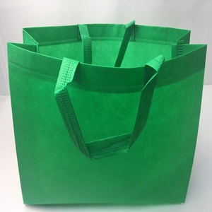 Bolso de compras reutilizable con logotipo personalizado, bolsa de mano no tejida - Product Image 5