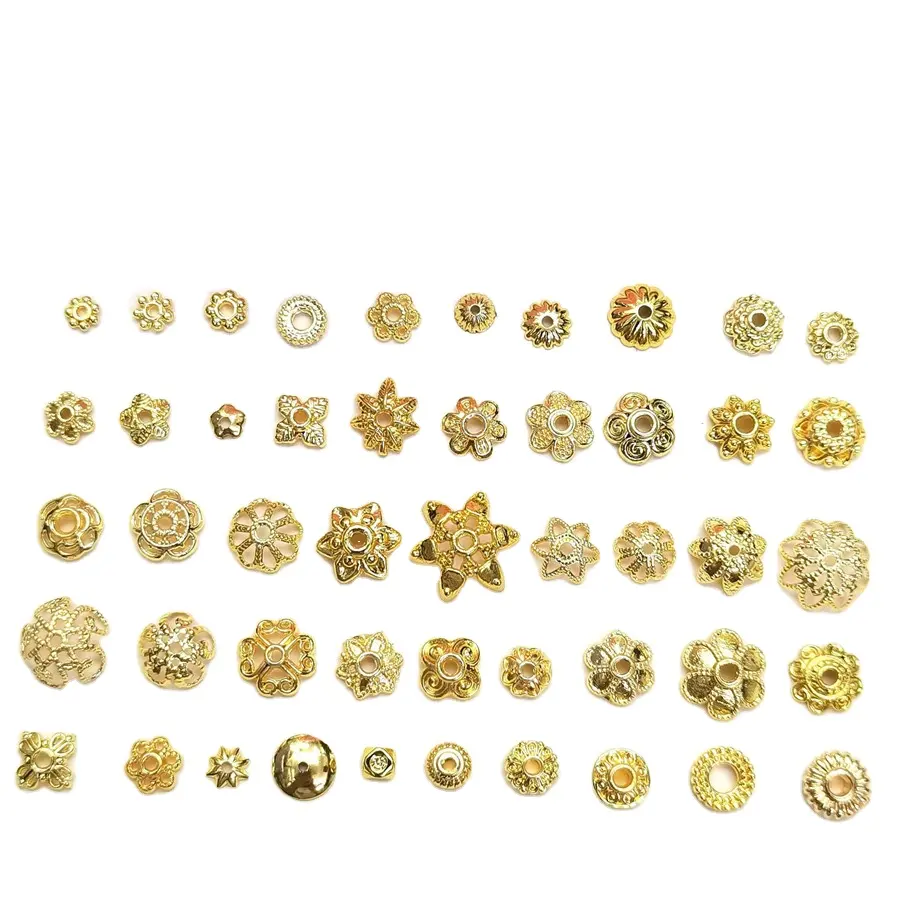 Metal Zinc Alloy Beads Metal Flower Bead Spacer Beads Bali Style Jewelry Findings for DIY Crafting Jewelry Making, Antique