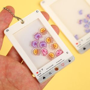 Porte-clés personnalisé en acrylique avec pendentif photo, carte décorative, créatif, tendance, souvenir DIY, cadeau - Product Image 3
