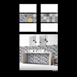 Carreaux de céramique muraux brillants, design couleur violet, 30x60cm - Product Image 2