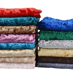 2025 nouveau Design doux <span class=keywords><strong>Scholl</strong></span> Tour velours tissu robe KS Velboa coréen élastique uni Polyester brossé tricot pour les filles - Product Image 1