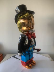 Statue en résine Chrome <span class=keywords><strong>Monopoly</strong></span> Boy Rich Man Mairo pour la sculpture pop art, cadeaux d'affaires et décoration intérieure, artisanat en résine, placage en résine - Product Image 3