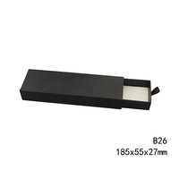 Boîte à stylos en carton avec tiroir coulissant, différentes couleurs, logo personnalisé, boîte cadeau pour stylo d'affaires individuel