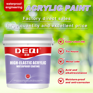 Revêtements liquides imperméabilisants DEQI faciles à appliquer au pinceau, peintures acryliques, revêtements imperméables pour toitures - Product Image 4