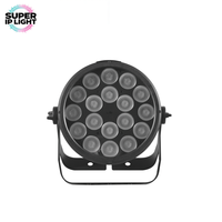 Projecteur LED PAR RGBW 18x15W en aluminium moulé sous pression IP65 pour éclairage de scène extérieur, mariage, théâtre, DMX RDM