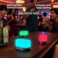 Lampes de jardin LED d'extérieur, LED imperméables, éclairage décoratif pour la maison et la cour, lanterne Minecraft, LED mignonnes, lampes de camping rouges