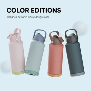 Cách nhiệt chai nước BPA free 12oz/18oz/24oz/32oz/40oz thép không gỉ nóng bán đôi tường chân không Flask cách nhiệt