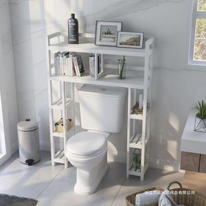 Estante de Almacenamiento para Baño, Independiente, Rectangular, de Bambú, en Blanco, Gris, Negro, Color Natural, Tamaño Personalizado, Diseño Escandinavo - Product Image 2