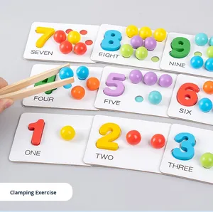 Digital Cognitive Bead-stringing Game Children's Early Education Arithmetic Wooden Puzzle Toy - Learning Aid - Large <strong>Class</strong> <strong>Gift</strong> - Product Image 6