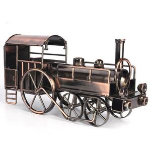 Nouveauté Modèle de <span class=keywords><strong>train</strong></span> à vapeur en métal vintage créatif fait à la main pour la décoration de la maison - Product Image 2