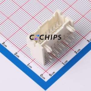 HC-XAD-2*8AW-05 Wire-to-Board Pin Header Bent Lead Through Hole,P=2.5mm Connector 2x8P 2.5mm Right Angle Insert XAD - Product Image 1