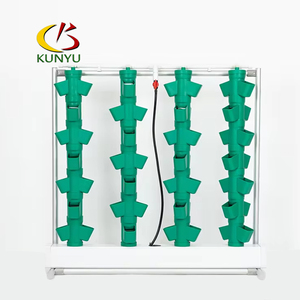 Système de culture hydroponique KY Pots de plantation <span class=keywords><strong>en</strong></span> <span class=keywords><strong>bambou</strong></span> verticaux <span class=keywords><strong>Pot</strong></span> de fleurs <span class=keywords><strong>en</strong></span> plastique pour l'agriculture de jardin - Product Image 6